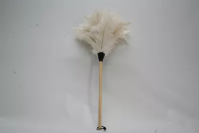 Piano Feather Duster Ostrich Feathers 70cm White